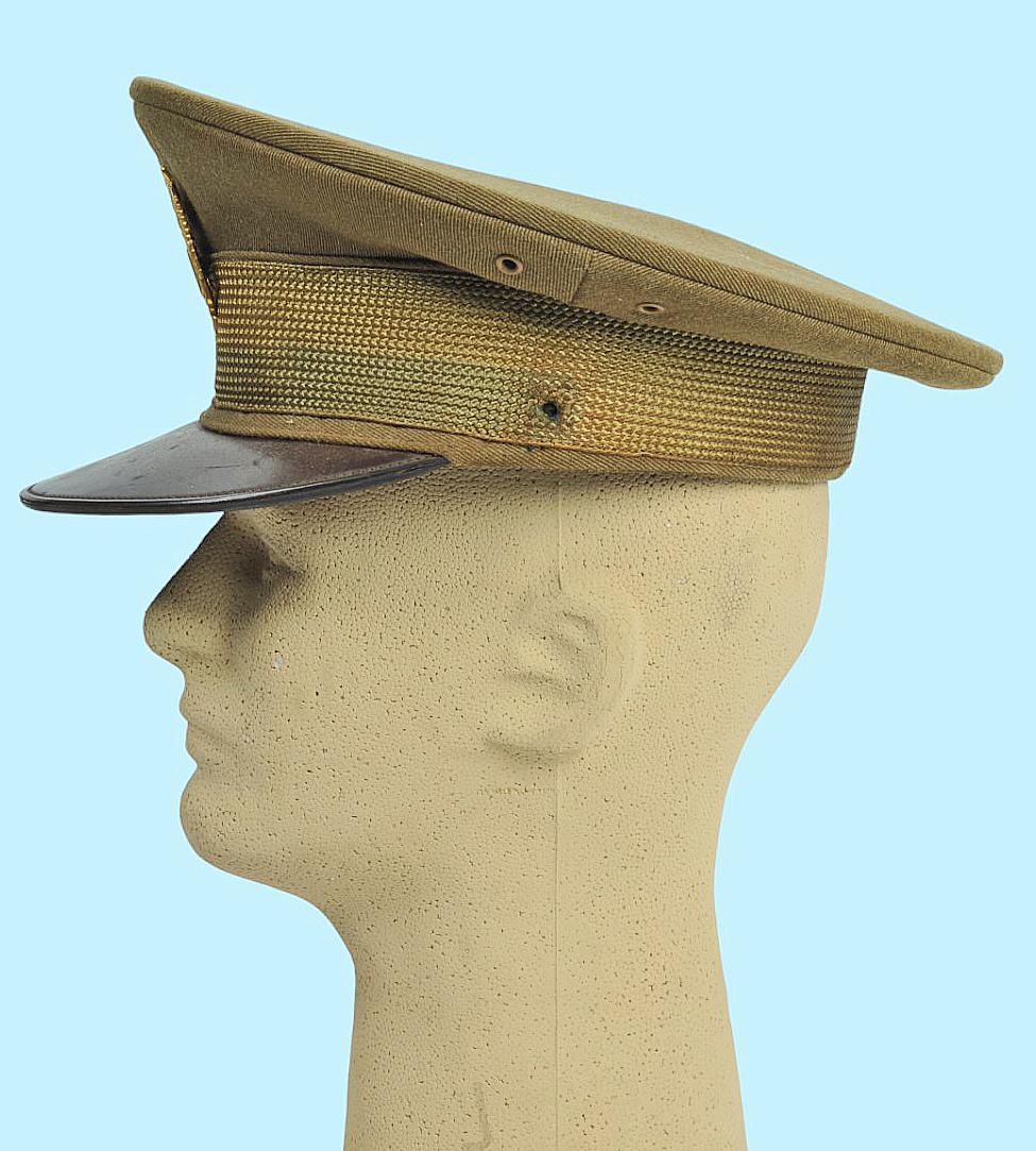 US Army WWI-WWII era Officers Dress Visor Hat (A)