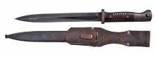 Matching German Military WWII 98k Mauser Rifle Bayonet (APL)