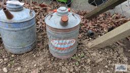 Antique gas cans