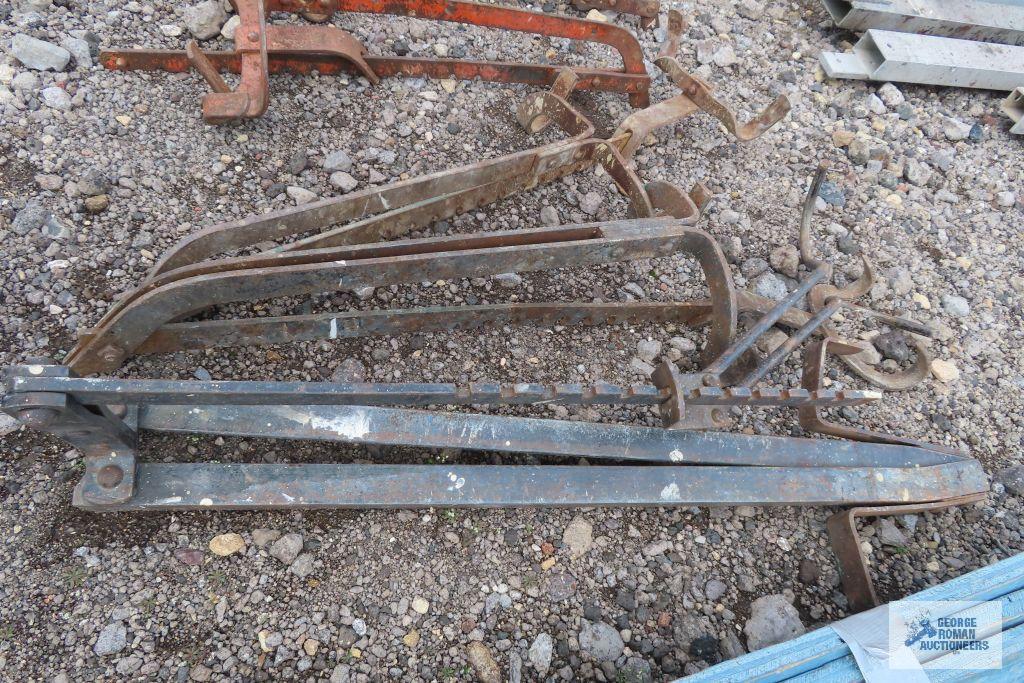 Lot of ladder jacks and etc