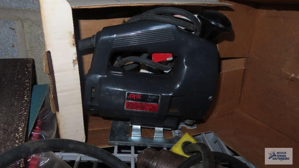 Assorted power tools