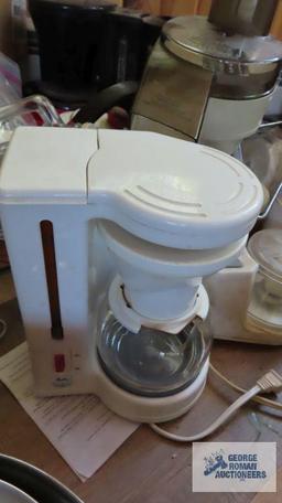 Variety of small kitchen appliances