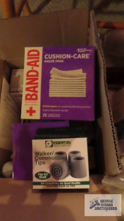 Lot of first aid items