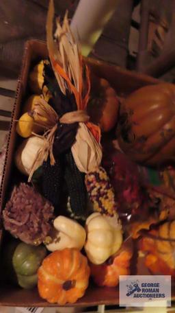 lot of fall decorations