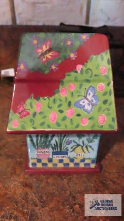 Home sweet home by Royal Doulton butterfly garden birdhouse