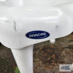 Adjustable shower chairs