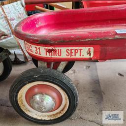 Antique metal wagon