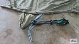Military hammock and folding stool