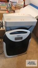 Staples paper shredder and digital scale