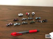 (13) ASSORTED MINIATURE MOTORCYCLES.