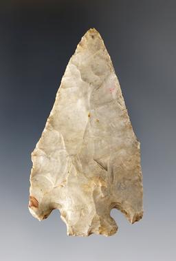 2 3/4" Pentagonal found in Lorain Co., Ohio. Ex. Colonel Raymond Vietzen.  Davis COA.