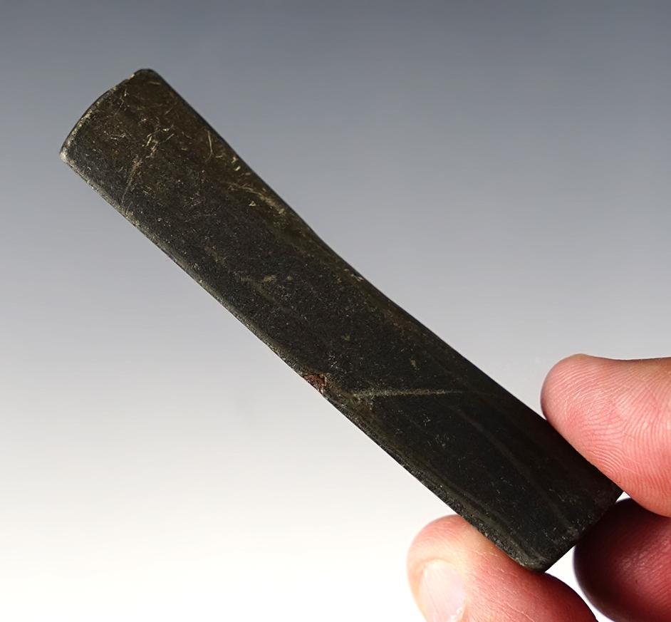 Anciently salvaged 2 3/4" long Bar Amulet found by Arthur Liesberg - Michigan. Bennett COA.