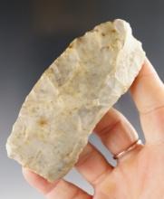 3 13/16" Paleo Knife found in Defiance Co., Ohio. Made from Flint Ridge Flint.