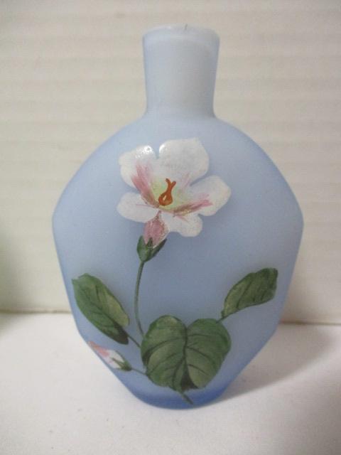 Handpainted Cased Miniature Vases and Limoges Pill Box