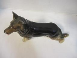 German Sheperd Porcelain Figure