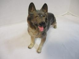 German Sheperd Porcelain Figure