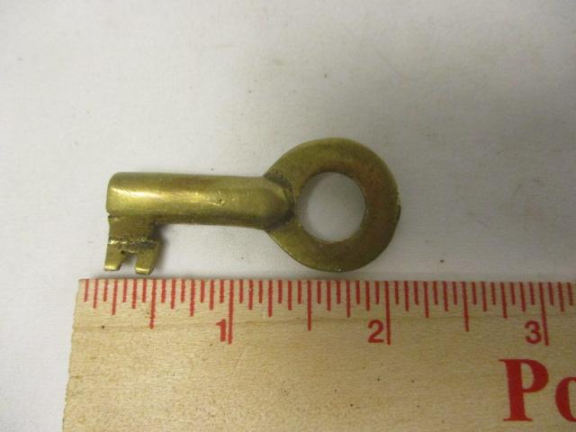 Antique Seaboard Coastline Railroad Pad Lock with Key