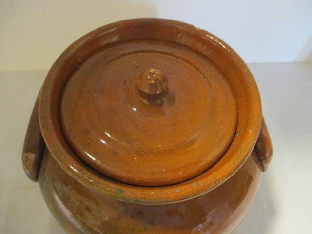 Jugtown Turned Pottery Bean Pot