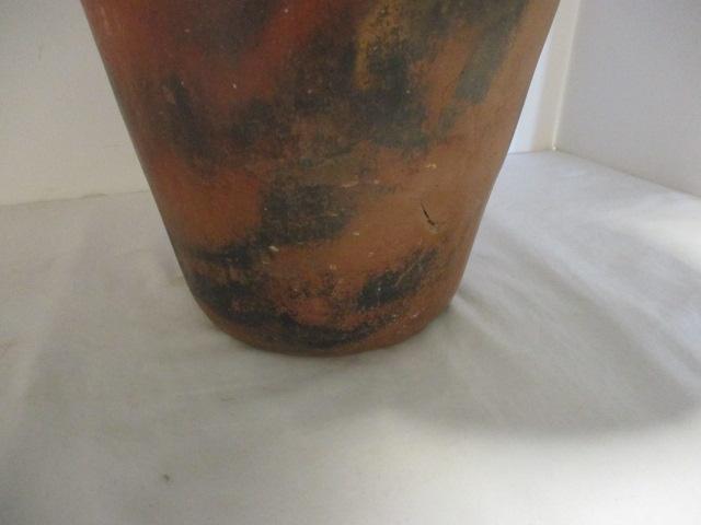 Catawba Style Red Clay Fire Kiln 3 Handle Jug/Vase