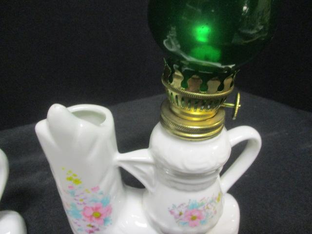 3 Bud Vase Oil Lamps