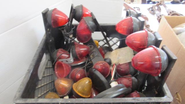 Lot of Trailer Lights and Triangle Flare Kit