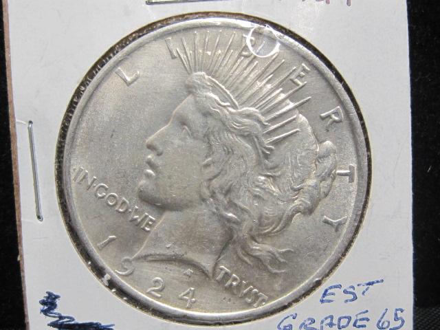 1924 Peace Silver Dollar