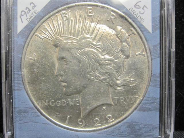 1922 Peace Silver Dollar