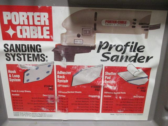Porter Cable Profile Sander in Case