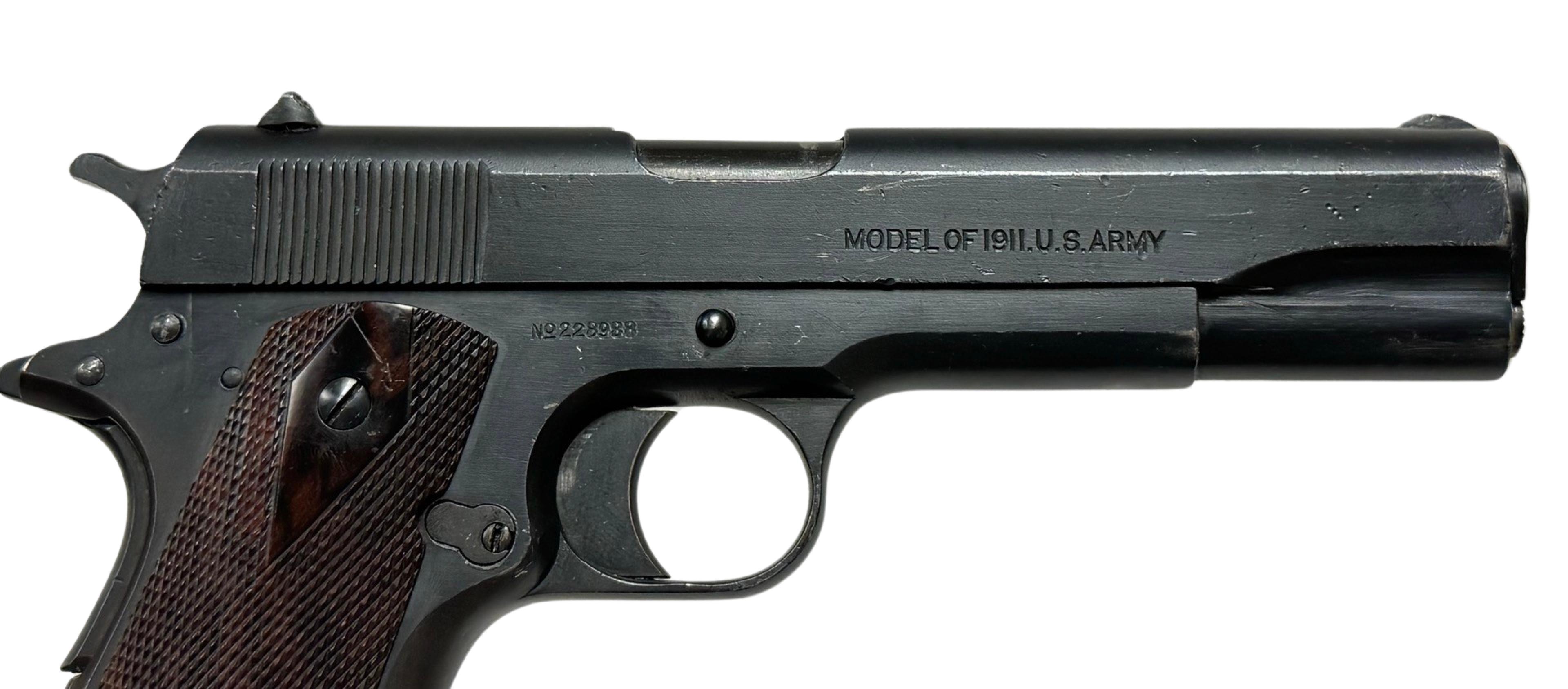 1918 US Army Colt 1911 .45 ACP Semi-Automatic Pistol