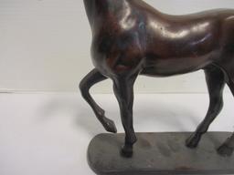 Sculpted Resin Stallion Horse Figure