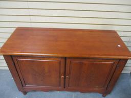 Wood Double Door Console Cabinet