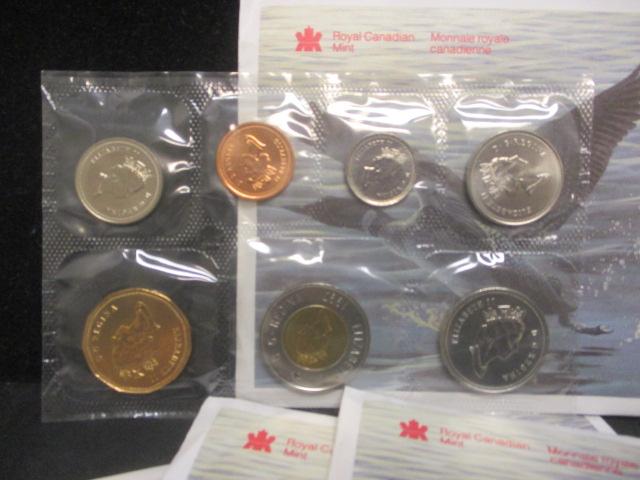 Lot of (4) 1997 Royal Canadian Mint UNC. Sets
