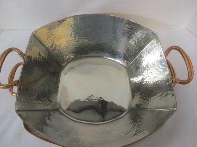 Gorham Copper Clad Craft Chic Bowl and Tray Set