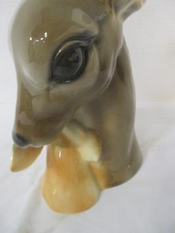 Vintage Royal Copley Deer Head Vase