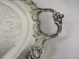 Antique Barbour Silver Co. Silverplated Oval Tray