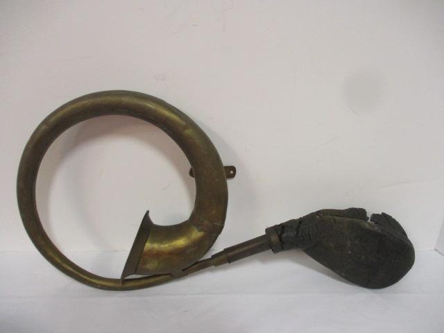 Vintage Copper Hunt Horn and Two Ahooga Horns