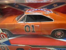 2000 Dukes Of Hazzard 1969 Charger "General Lee" Diecast Car In Original Box 1:18 Scale - Made By Er