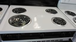 White Kenmore Electric Coil Burner Stove