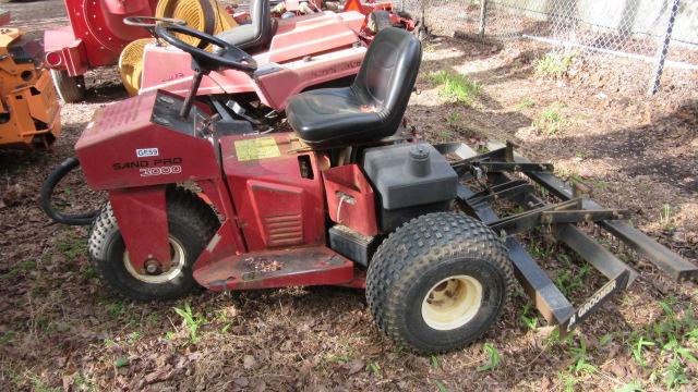 Toro Gas Sand Pro 3000 with Rahn Groomer Attachment