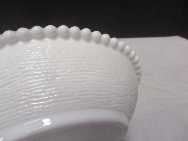 Milk Glass Hen on Nest