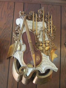 Wall Hanging Violin Ensemble and Angels