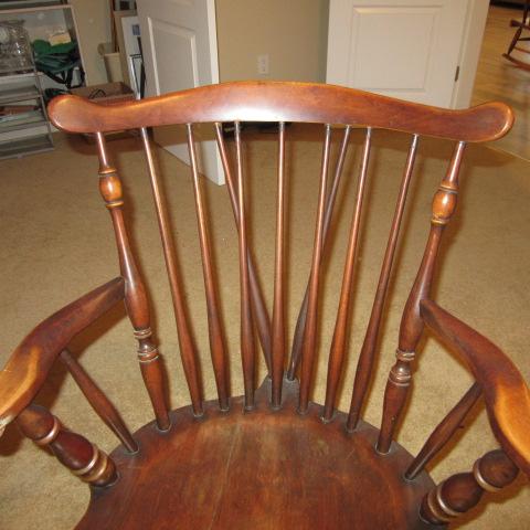 Old Fiddle Back Armchair