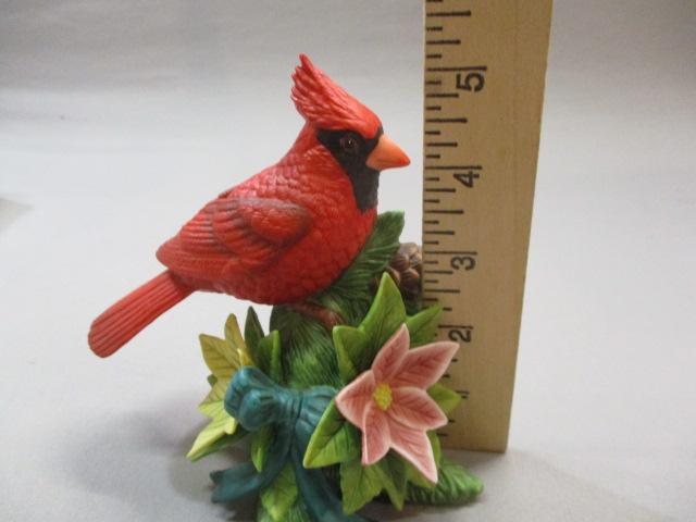 2008 Limited Edition Lenox "Christmas Cardinal" Fine Porcelain Bird Figurine 5"