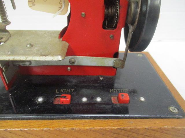 Red Sewing Machine