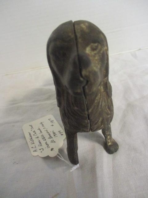 A. C. Williams 'I Hear A Call' Cast Iron St. Bernard Bank