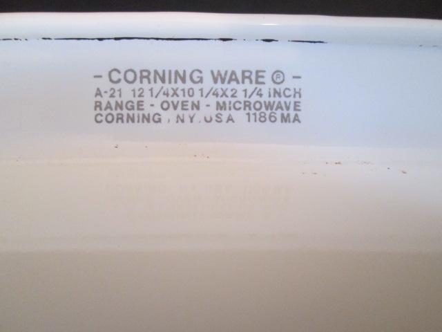 Corning Ware "Shadow Iris" A-21 10x14x 2 1/2" Lasagna Baker and