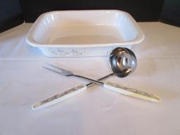 Corning Ware "Shadow Iris" A-21 10x14x 2 1/2" Lasagna Baker and