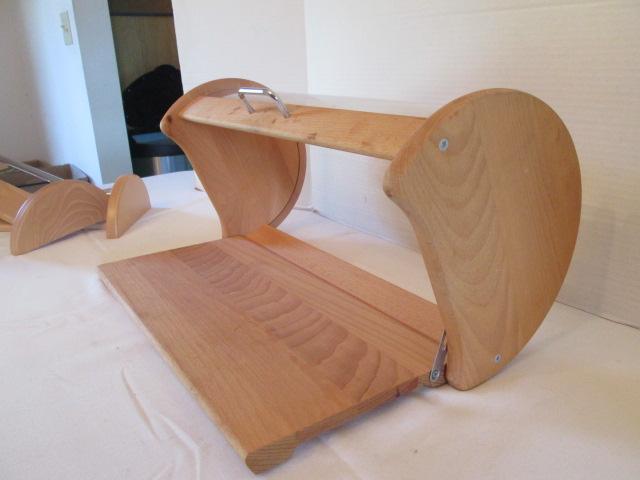 Bodum Maple Bread Box and Pair of Maple Towel Bars