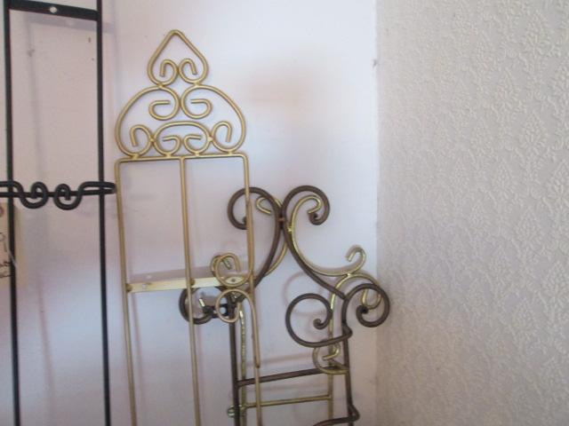 Five Metal Wall Plate Racks