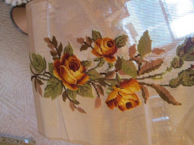 Large Grouping of Various Size Embroidery Needlework Panels